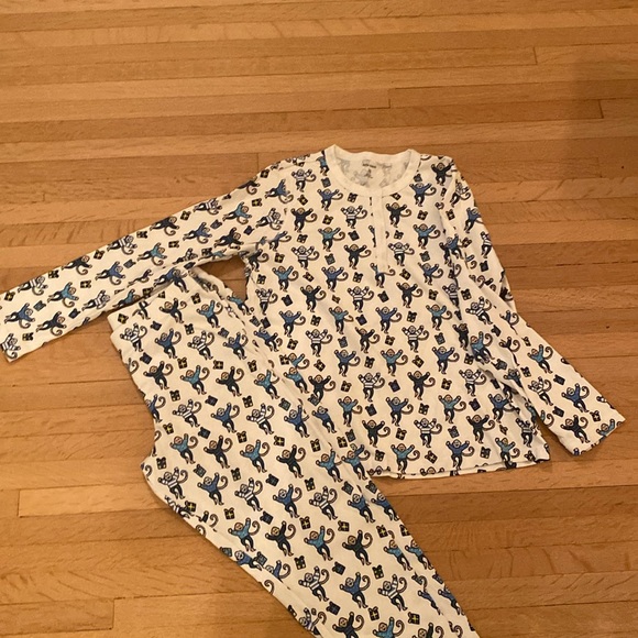 Extreme rare Blue monkeys with presents pajamas roller rabbit, extra small - Picture 1 of 4